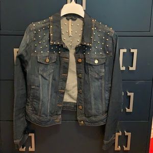 Studded denim jacket